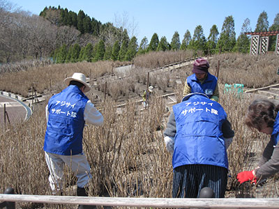 市民の森アジサイサポート隊